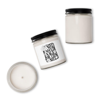 Scented soy candle