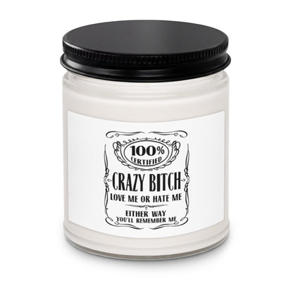 Scented soy candle