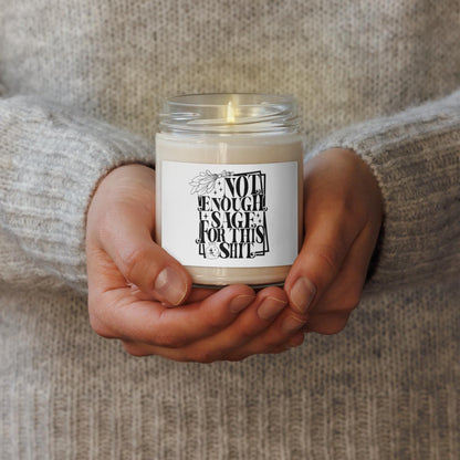 Scented soy candle