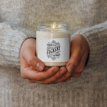 Scented soy candle
