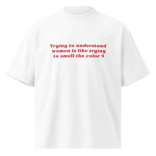 Unisex organic oversized high neck t-shirt