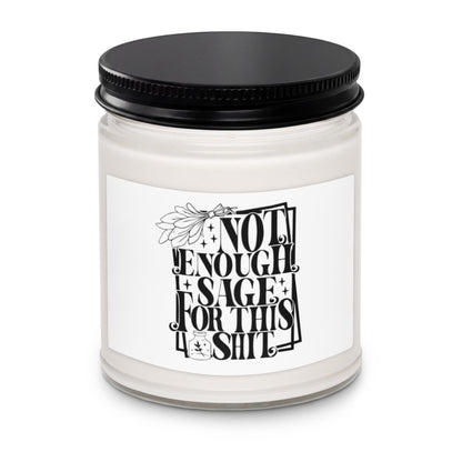 Scented soy candle