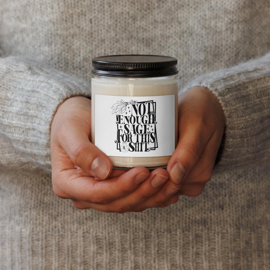 Scented soy candle